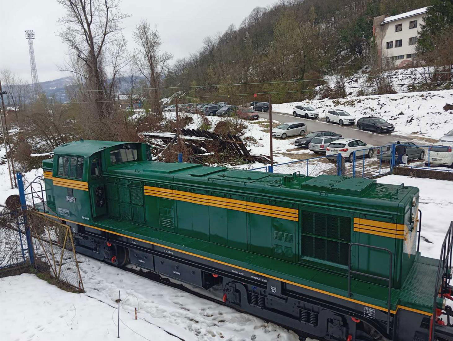 DOBOJ: Popravljena manevarska lokomotiva