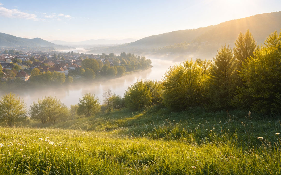 VRIJEME: Sunčano jutro, tokom dana osjetno toplije uz prolaznu oblačnost
