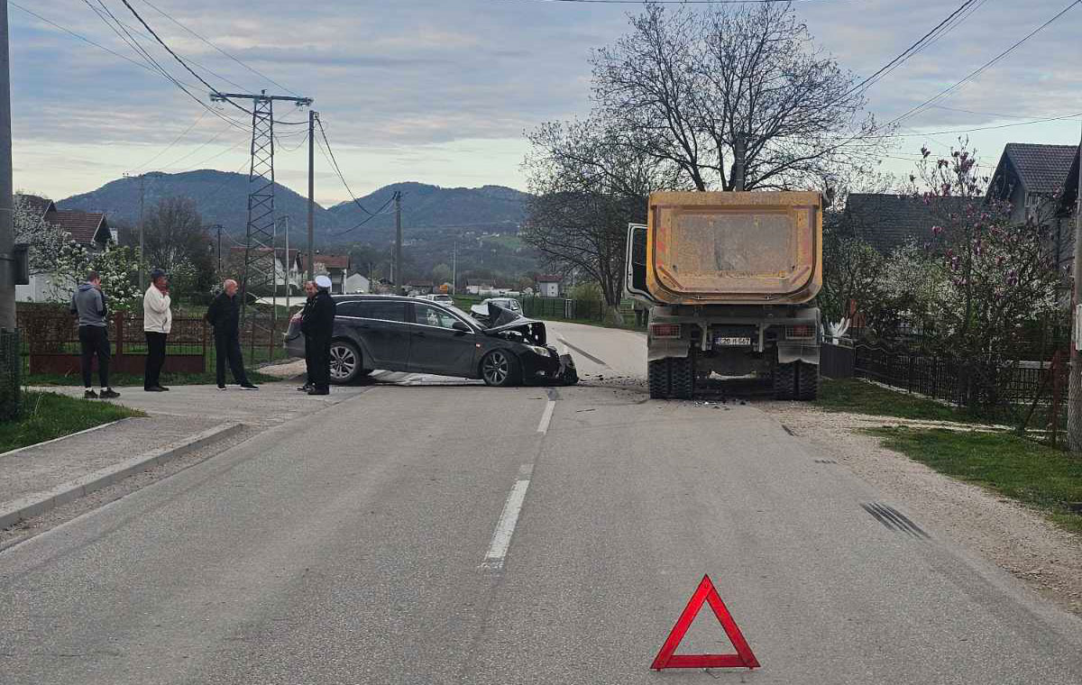 UDES U PRIDJELU GORNJEM: Policija na terenu, saobraćaj otežan