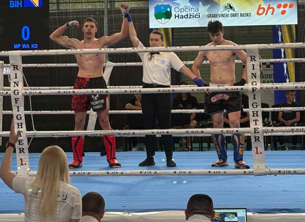 DOBOJ: Mladi borci Predator Combat Academy briljirali na prvenstvu BiH u full contactu i K1