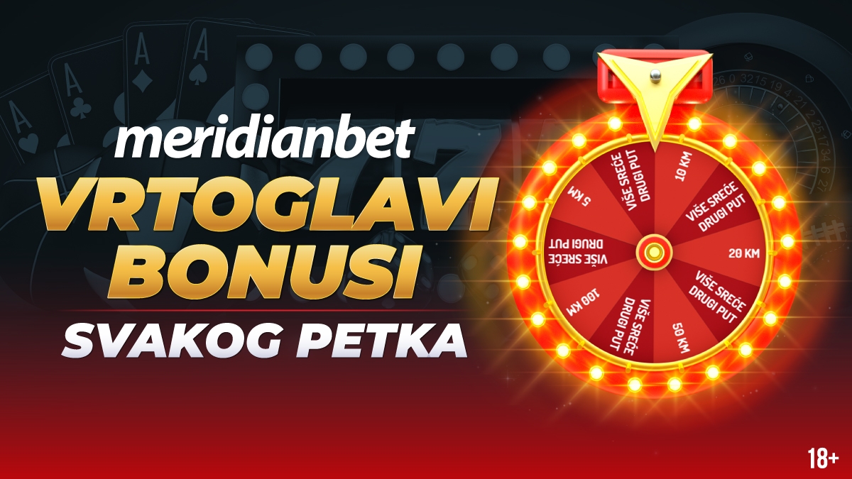 TOČAK SREĆE U MERIDIANU: Svakog petka sipaju bonusi