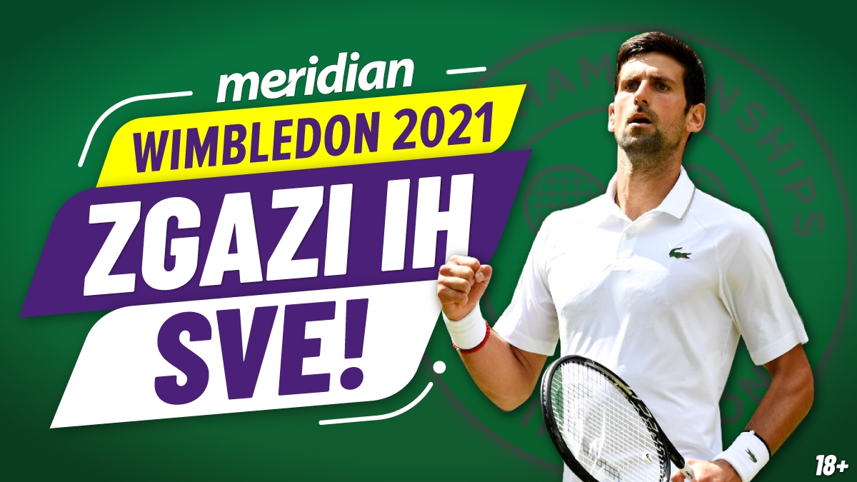 ĐOKOVIĆ u osmini finala WIMBLEDON-a! Da li osvaja 20. GRAND SLAM? Samo u Meridianu – 1.55!