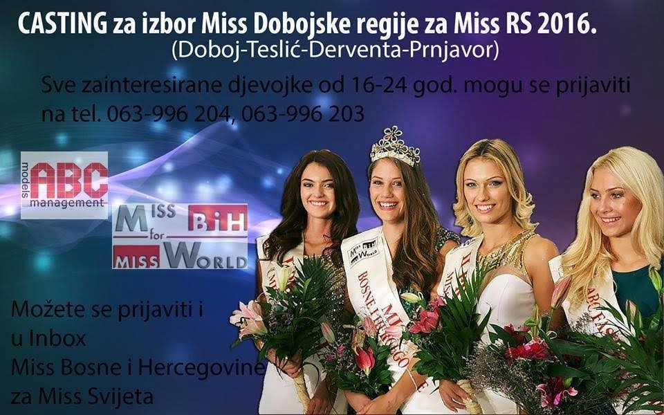 DOBOJ: Konkurs za ljepotice