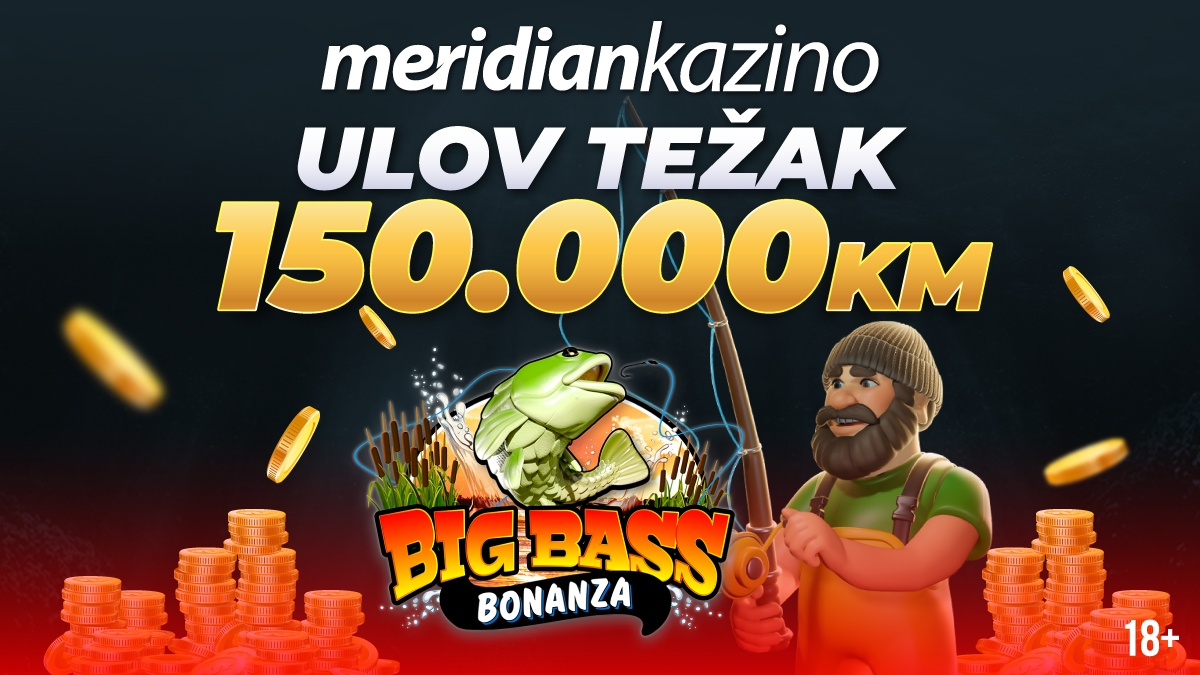 MERIDIAN KAZINO: Jednim spinom upecao 102.000 KM