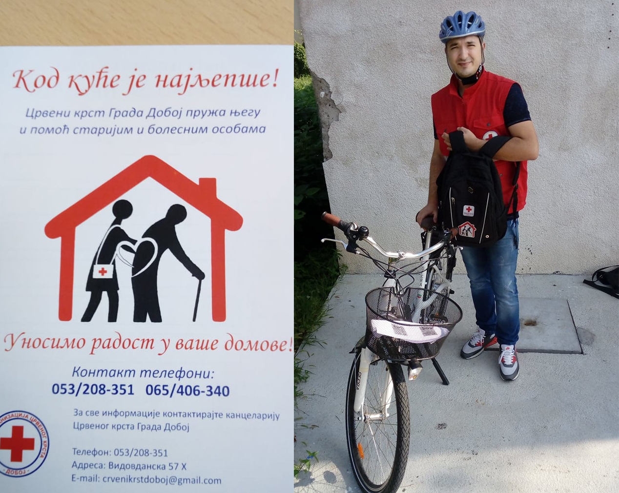 DOBOJ: Crveni krst u akciji pomoći starim i nemoćnim