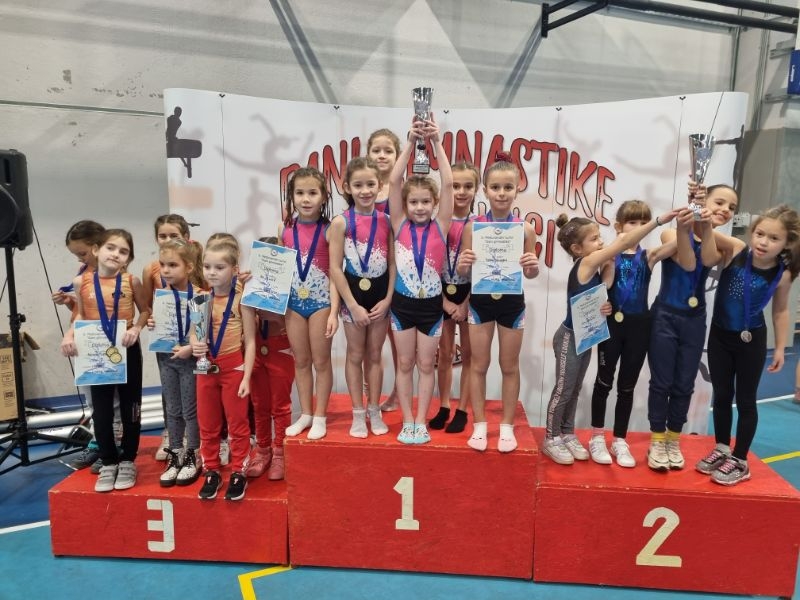 DOBOJ: Gimnastički klub "Olimp" ostvario zapažen rezultat u Banja Luci