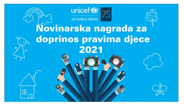DJECA I MEDIJI: Poziv novinarkama i novinarima da se prijave na UNICEF-ov Konkurs za medijski doprinos promociji i zaštiti prava djeteta u BiH