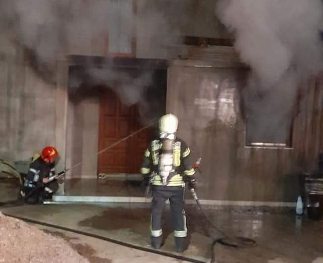 POŽAR NA MILJKOVCU: Zapaljena kotlovnica kod starog Zoološkog vrta. (FOTO)