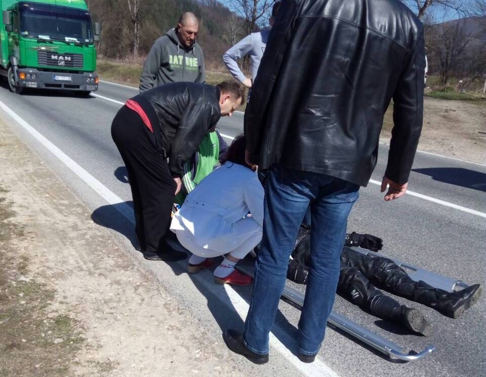 DOBOJ: Teško povrijeđen motociklista (FOTO)