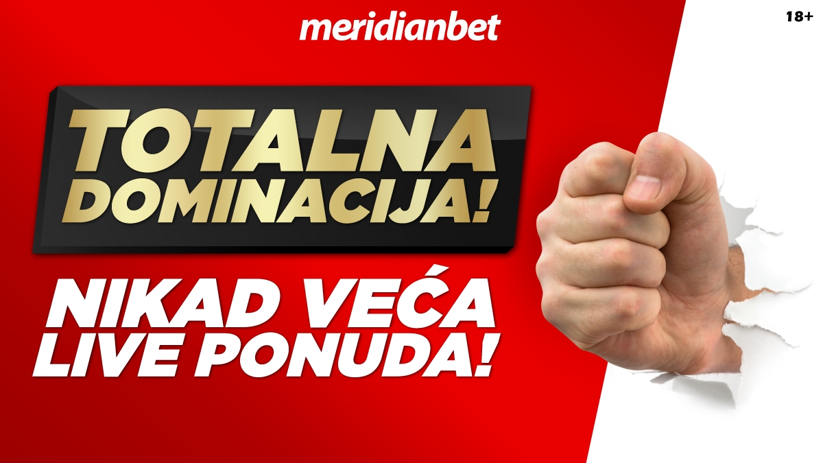 DOMINACIJA!!! Meridian daje NAJVEĆE KVOTE NA PLANETI ZA LIVE IGRU! ARSENAL - EVERTON!