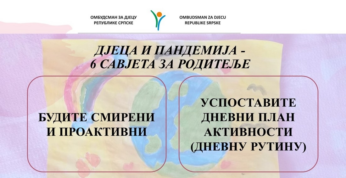 DOBOJ: Djeca i pandemija – 6 savjeta za roditelje