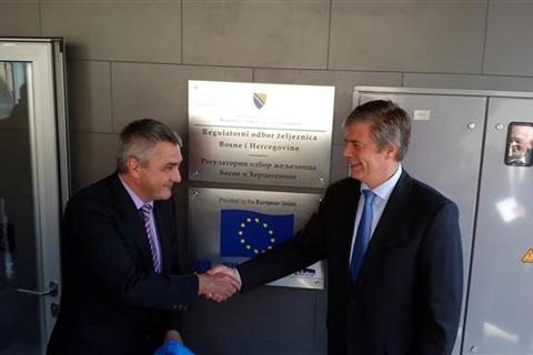 DOBOJ: Otvorena nova zgrada Regulativnog odbora Željeznica BiH (FOTO)