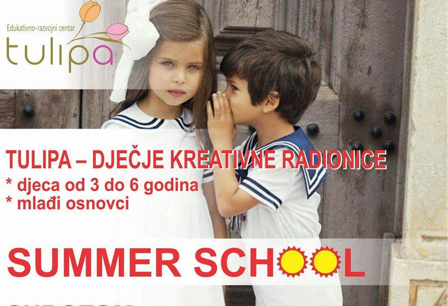 ŠKOLA STRANIH JEZIKA "TULIPA" PREDSTAVLJA: Intezivni kursevi za djecu i odrasle "Summer Joy"