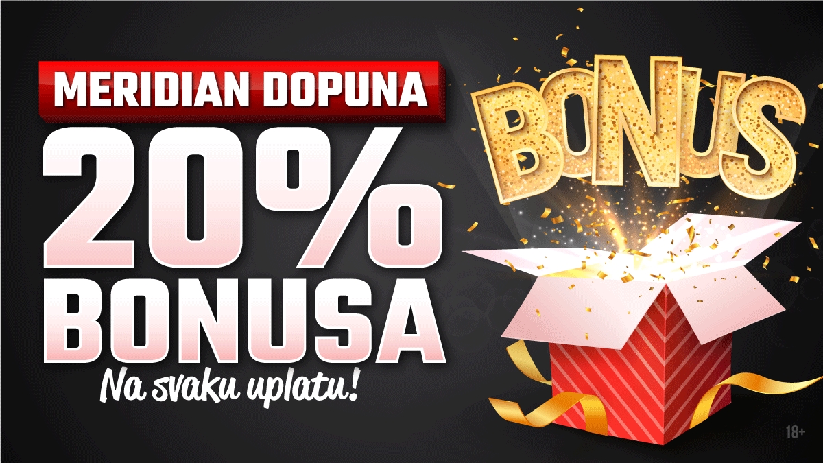 MERIDIAN DOPUNA: Jednostvna uplata uz 20% bonusa