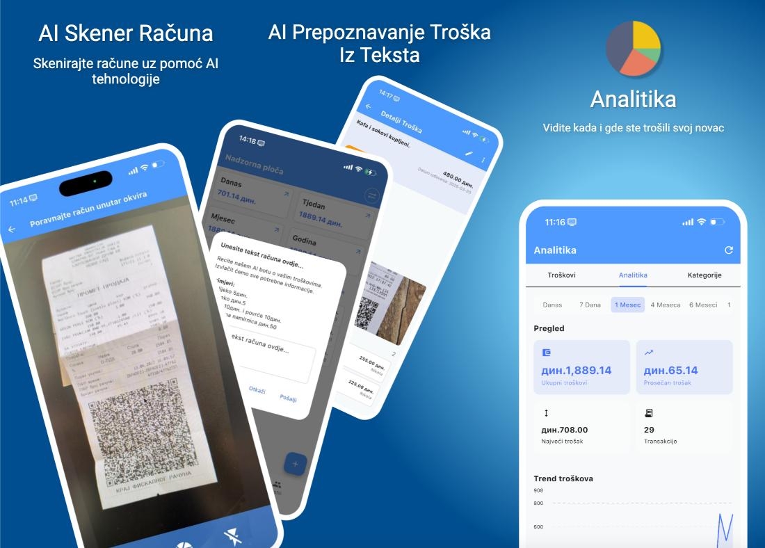DOBOJLIJA RAZVIO BESPLATNU AI APLIKACIJU ZA UPRAVLJANJE TROŠKOVIMA: „Famverge“ olakšava kontrolu nad ličnim i porodičnim budžetom