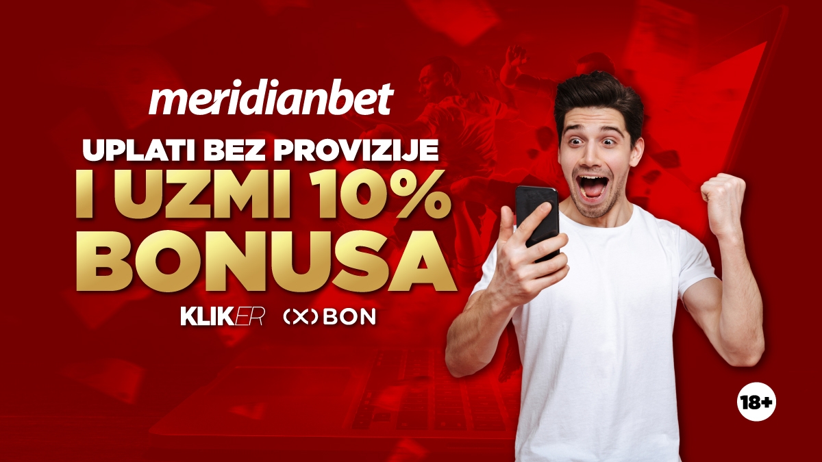 BEZ PROVIZIJE: Uplatite Klikerom ili xBonom i uzmite 10% bonusa