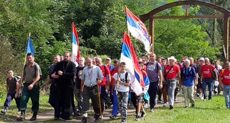 DOBOJ: Počeo marš ''Stazama egzodusa''
