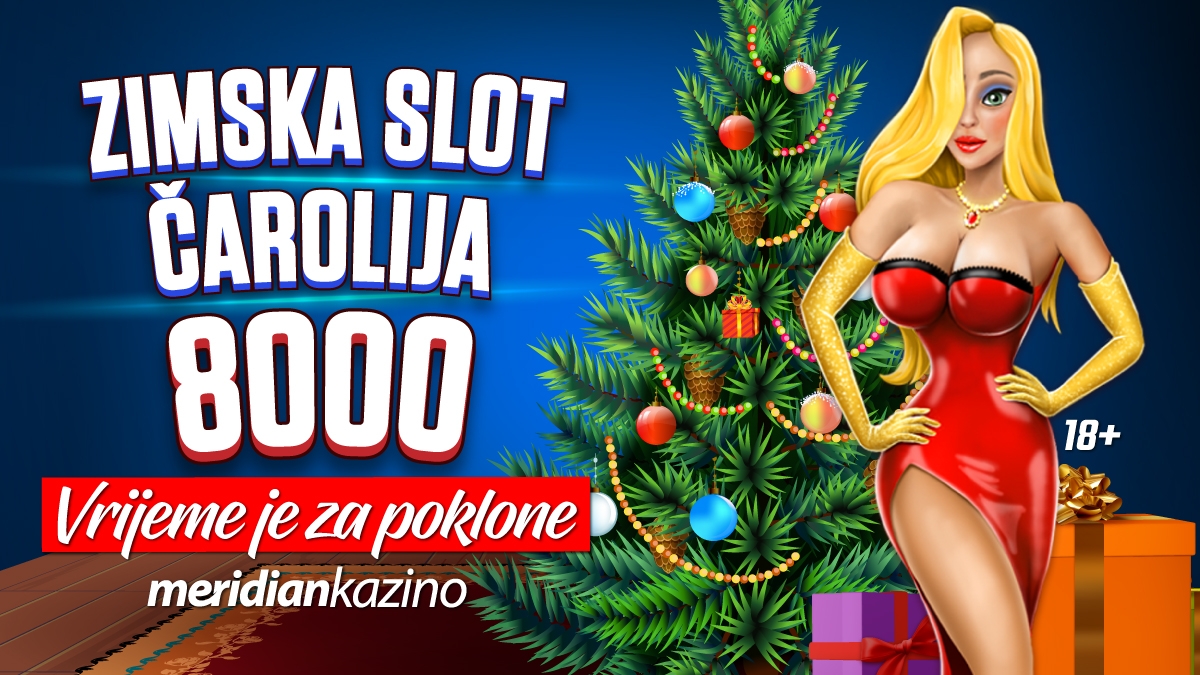 MERIDIAN KAZINO: Zimska slot čarolija vrijedna čak 8.000 KM!