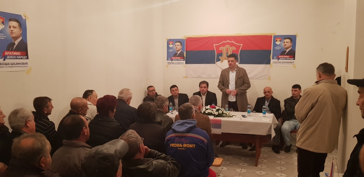 ŠAJINOVIĆ: Došlo je vrijeme da se stvari u Doboju mijenjaju iz korjena (FOTO)