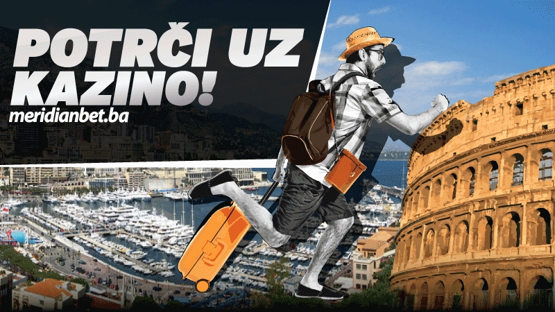 SAMO U MERIDIANU TI BIRAŠ NAGRADE Uz KAZINO MARATON odvezi skuter, otputuj u Monte Karlo, Rim ili Nicu