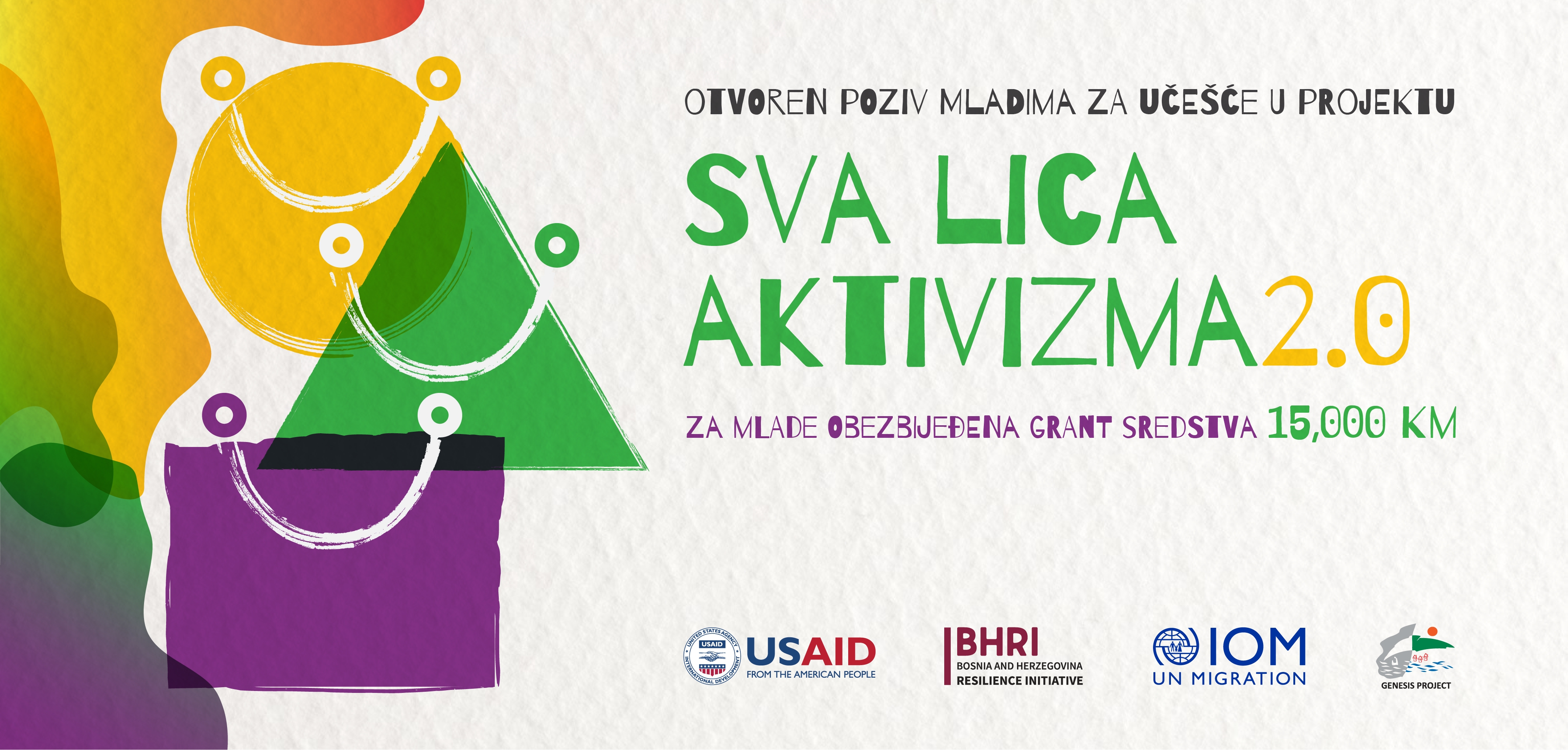Otvoren poziv mladima za učešće u projektu “Sva lica aktivizma 2.0”