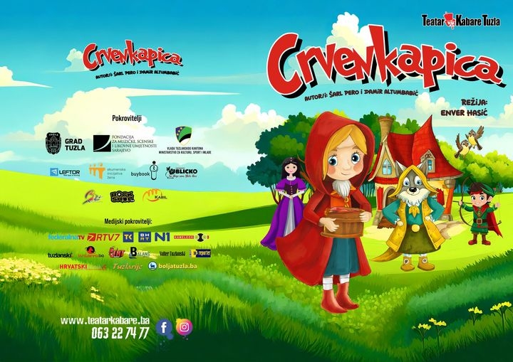 TUZLA: Crvenkapica" donosi čaroliju na Kamernu scenu Doma mladih Tuzla