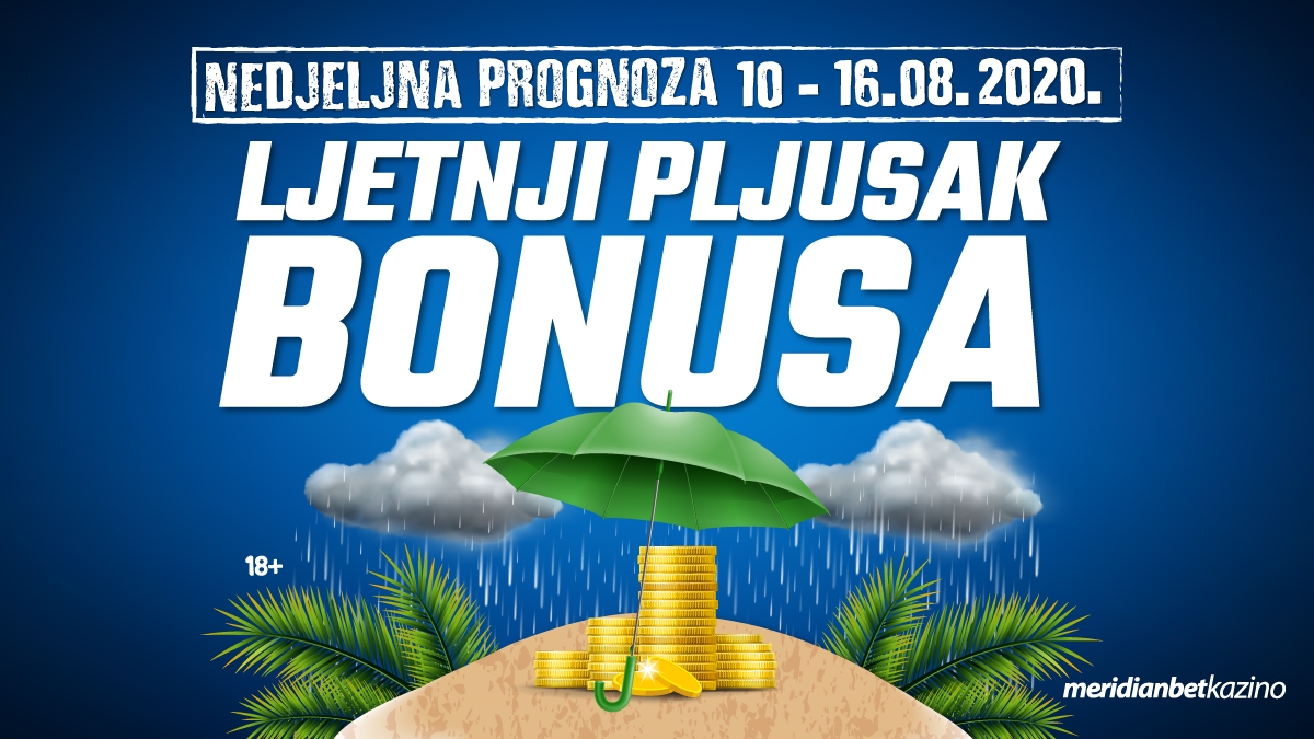 LUDNICA POČINJE! Najmoćniji MERIDIAN onlajn kazino ZAPLJUSKUJE vrelim Ljetnim Bonusom