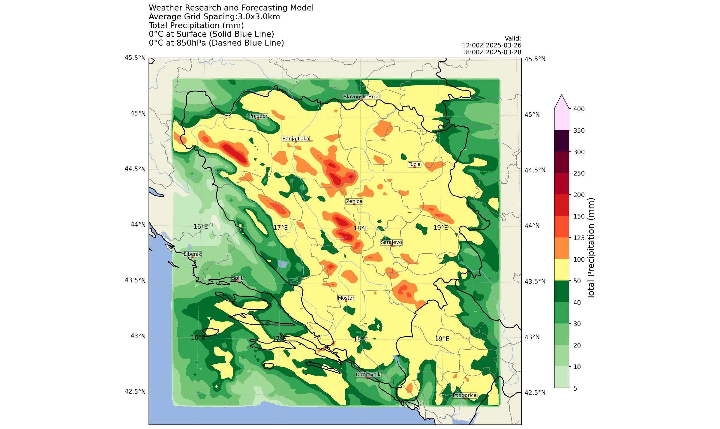 GLAVNINA PADAVINA STIŽE: Očekuje se intenzivna kiša širom zemlje