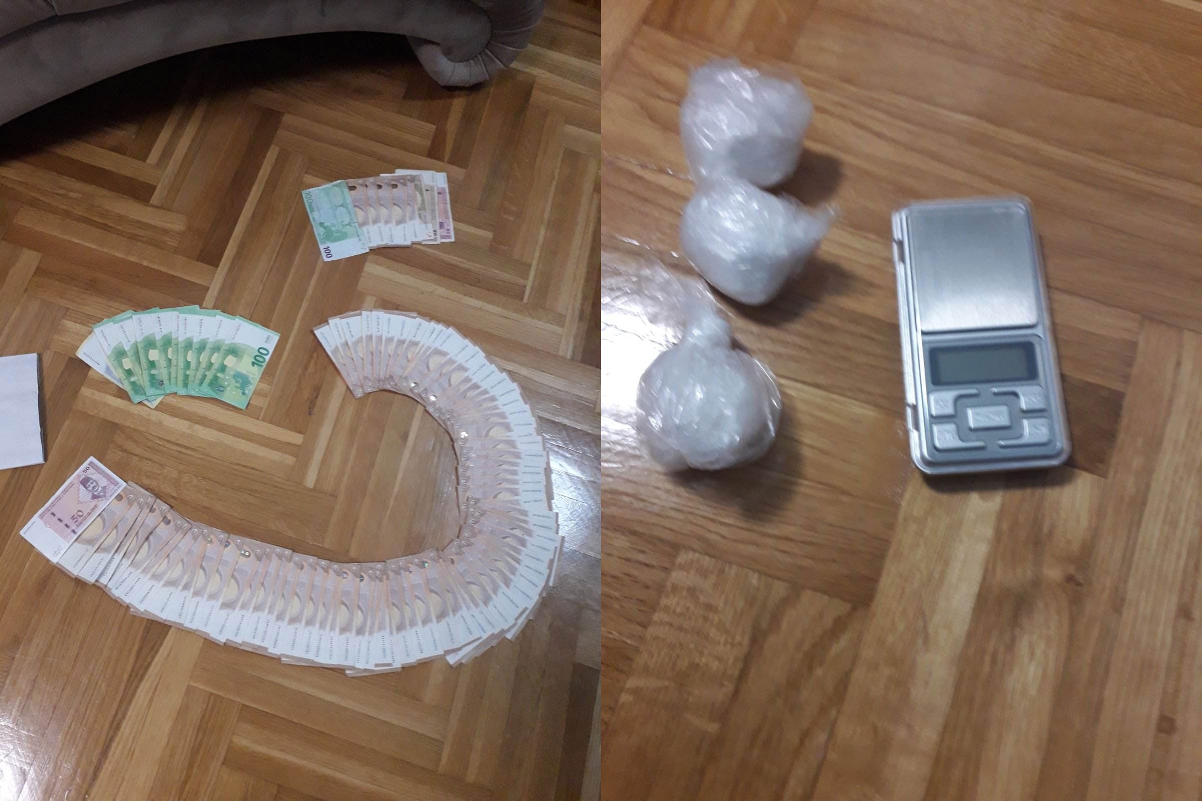 DRAMATIČNA AKCIJA "MOTOCIKL": Kokain, novac i automobil oduzeti, uhapšena dva lica! (FOTO)