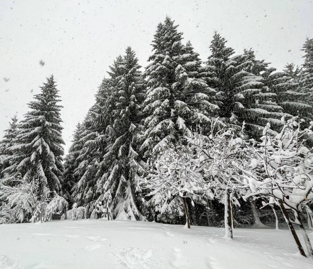 VRIJEME: Večeras slab snijeg na planinama