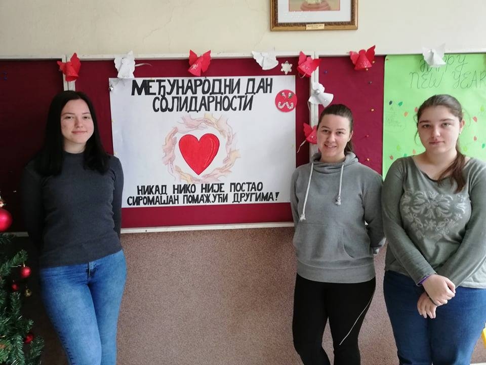 DOBOJ: Učenici Medicinske škole obilježili Svjetski dan solidarnosti