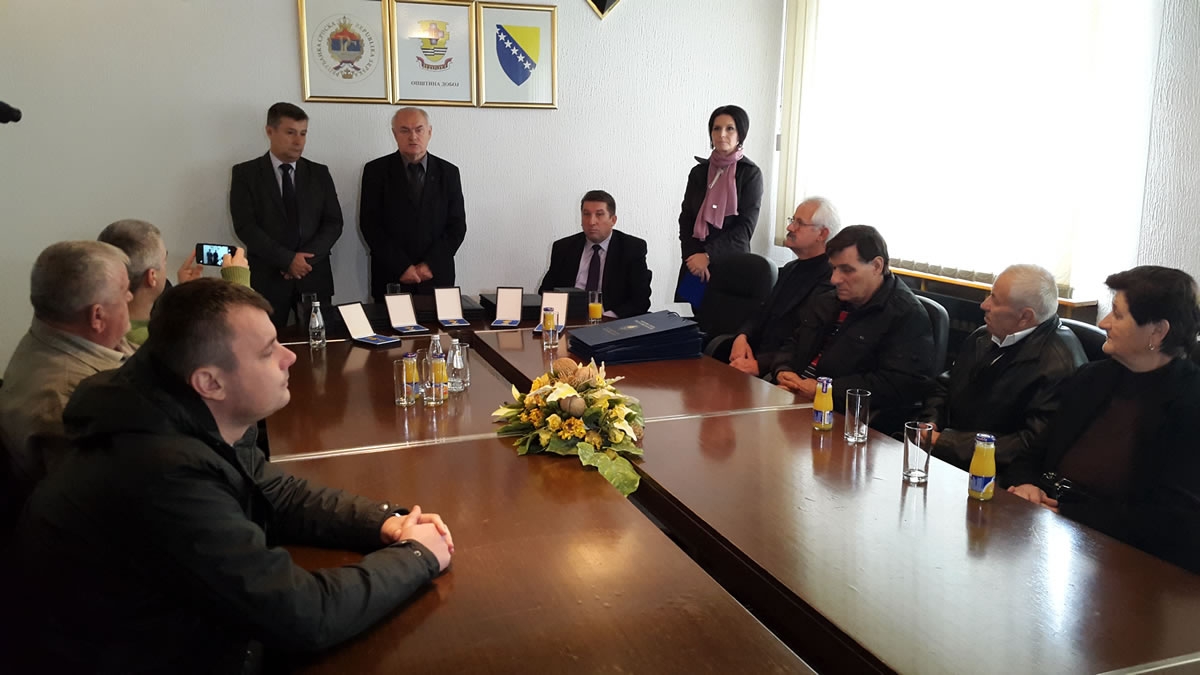 DOBOJ: Uručeno jedanaest "Medalja zasluga za narod"
