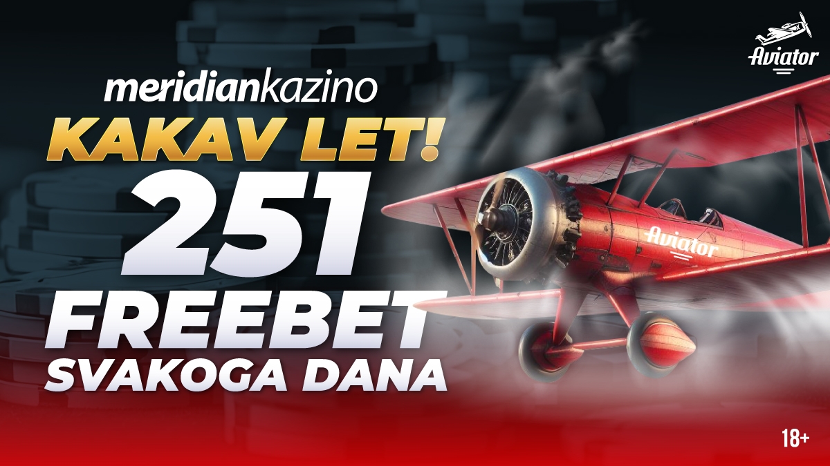 MERIDIAN ONLINE KAZINO: Poleti Aviatorom u najjaču kišu freebeta