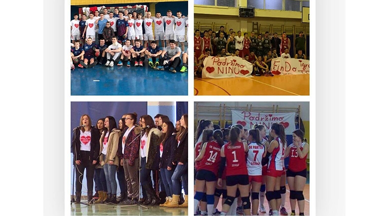 DOBOJ: Sportisti u humanoj misiji za Ninu (FOTO)