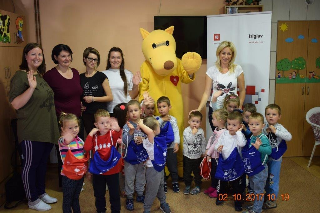 Trigav osiguranje posjetilo  vrtiće u okviru međunarodne sedmice djeteta