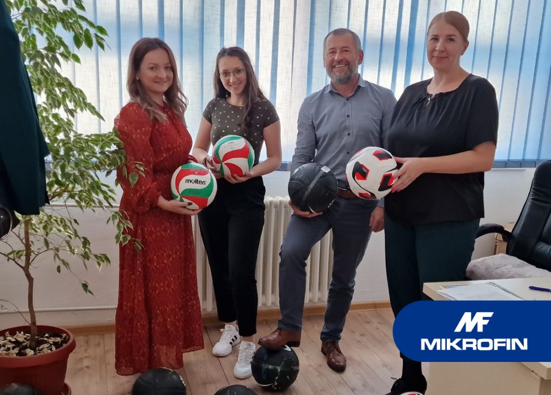 DOBOJ: Mikrofin donirao sportsku opremu OŠ „Dositej Obradović“