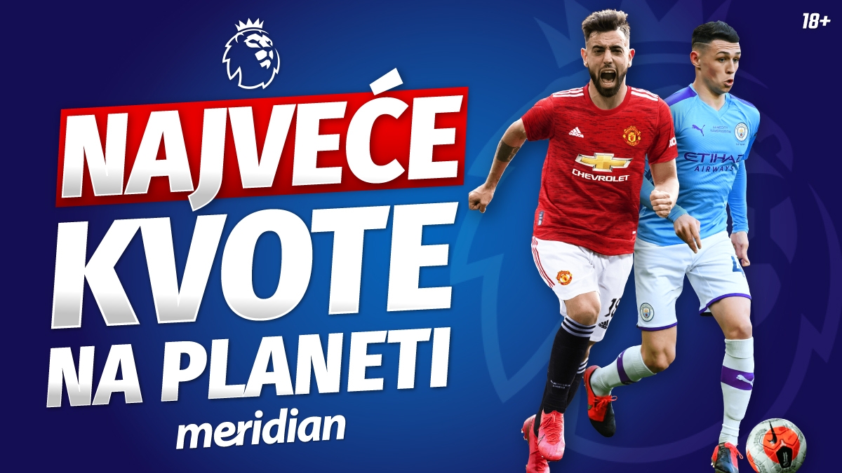 Kladionica Meridian nudi najveće kvote za derbi: Mančester Junajted – Mančester Siti