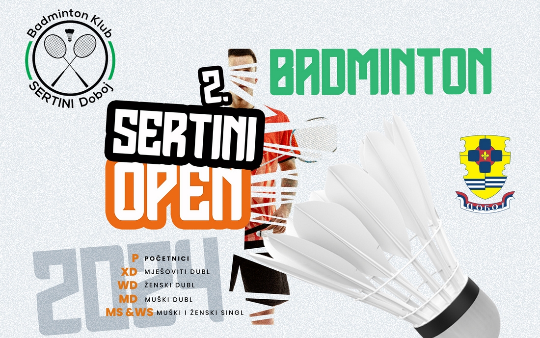 DOBOJ: "Sertini Open 2024" obogaćuje badminton scenu