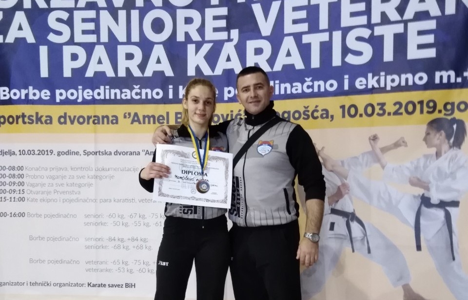 DOBOJ: Andrea Momčičević osvojila bronzanu medalju na prvenstvu BIH