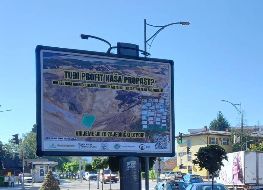 EKOLOŠKO UDRUŽENJE "ČUVARI OZRENA": Poziv na otpor protiv otvaranja rudnika