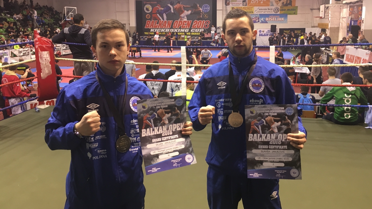 DOBOJ: Srebro i bronza za braću Janjilović