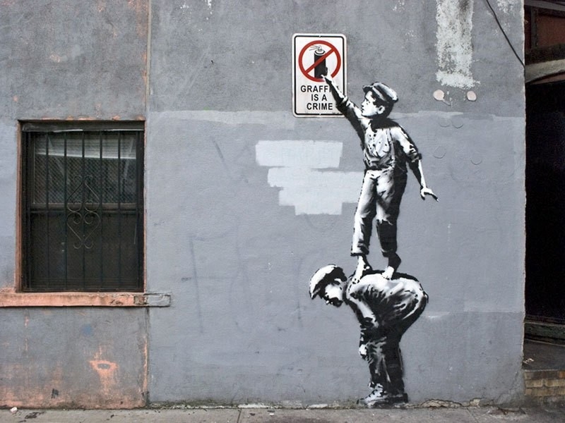 ESTETIKA  Banksy - umetnost subverzije
