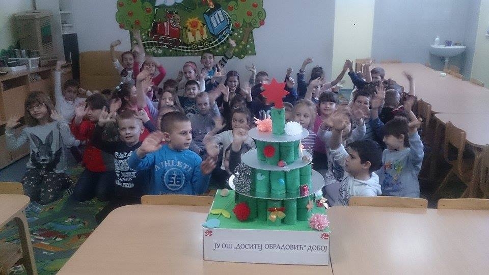 DOBOJ: Posjeta predškolaca Osnovnoj školi „Dositej Obradović“ (FOTO)