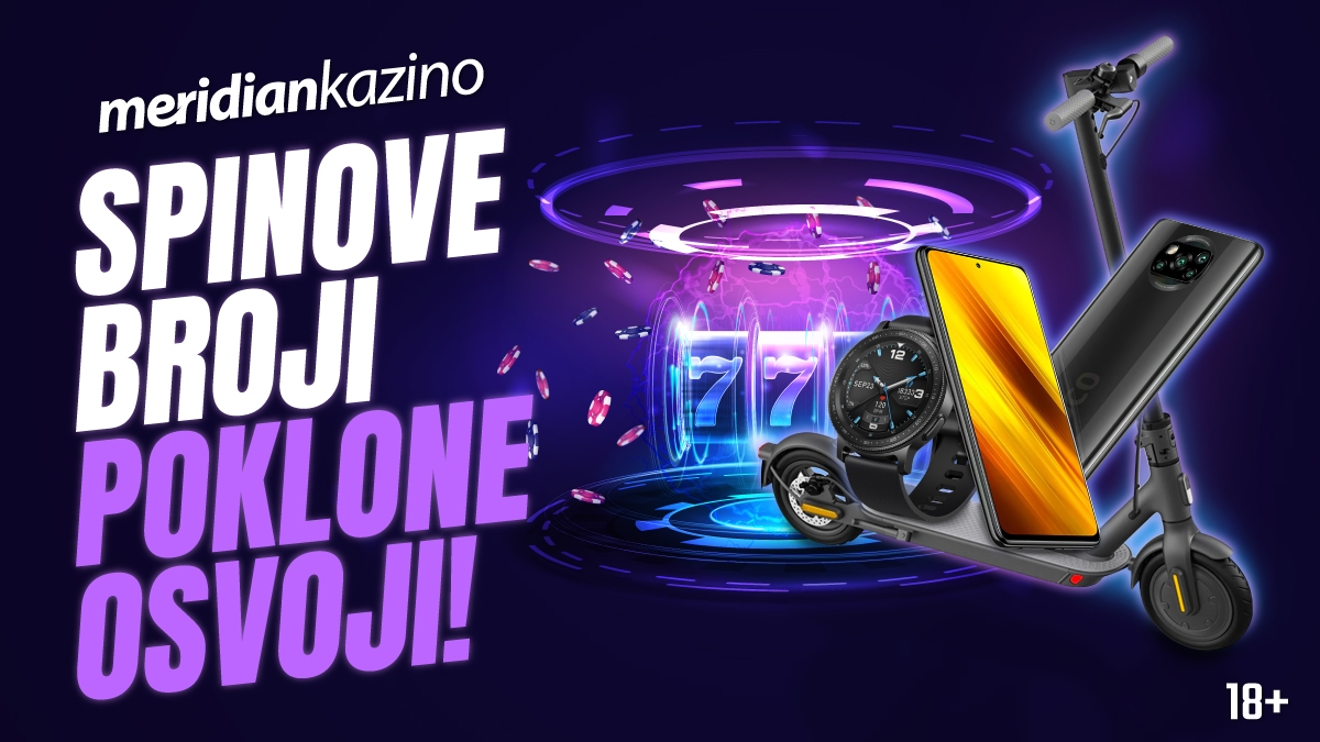 MERIDIAN KAZINO: Osvoji trotinet, telefon ili pametni sat