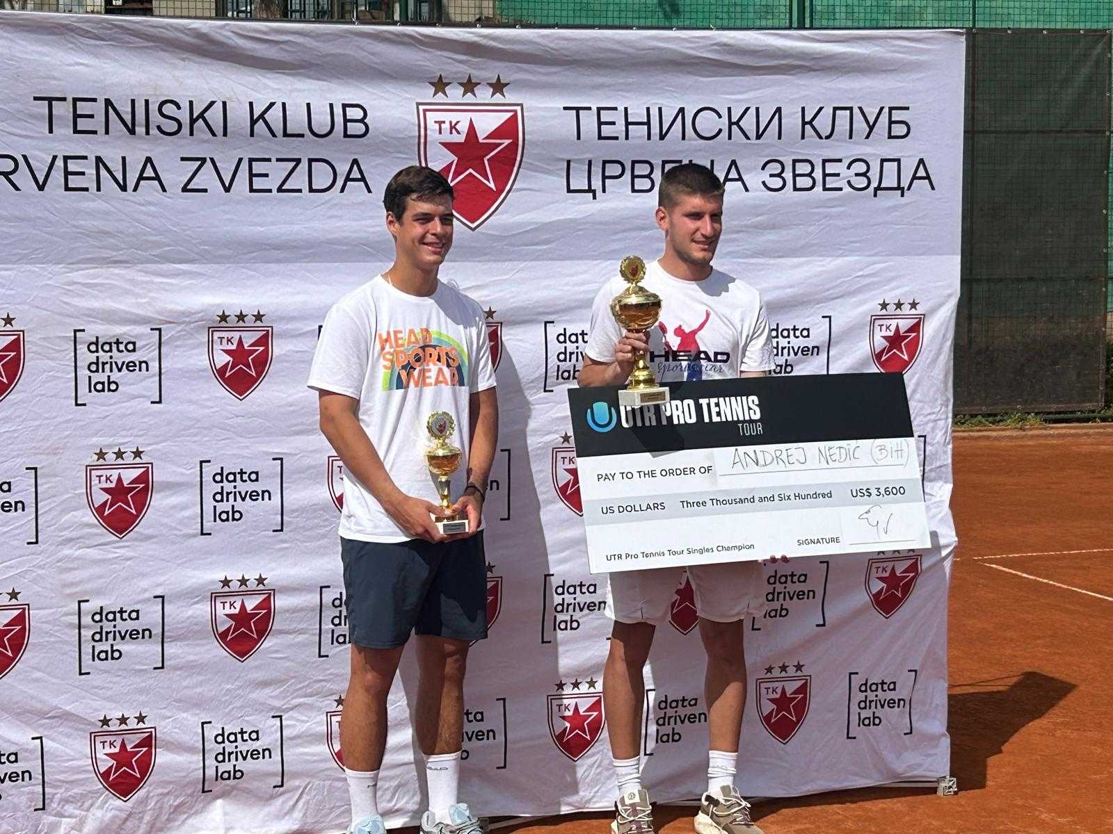 DOBOJ IMA ŠAMPIONA Andrej Nedić osvojio titulu na međunarodnom UTR turniru