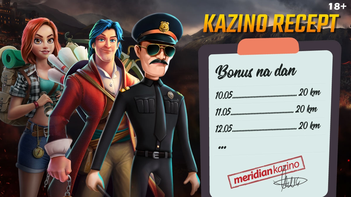 MERIDIAN: KRUPNIM KORACIMA KA VRHUNSKIM BONUSIMA!