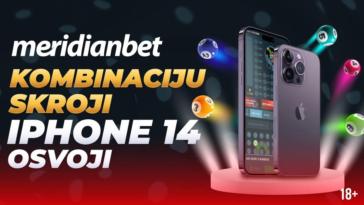 MERIDIANBET TAKMIČENJE: Uđi u svijet brojeva i osvoji iPhone 14