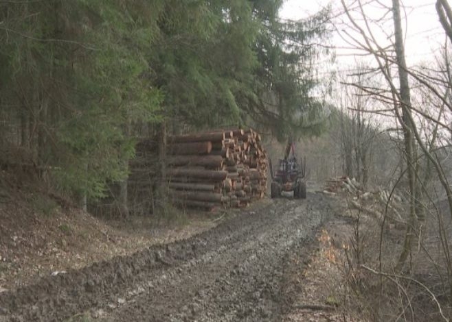 DOBOJ: Mještanima sela Osječanske Čivčije kamioni uništavaju put koji su sami pravili (VIDEO)