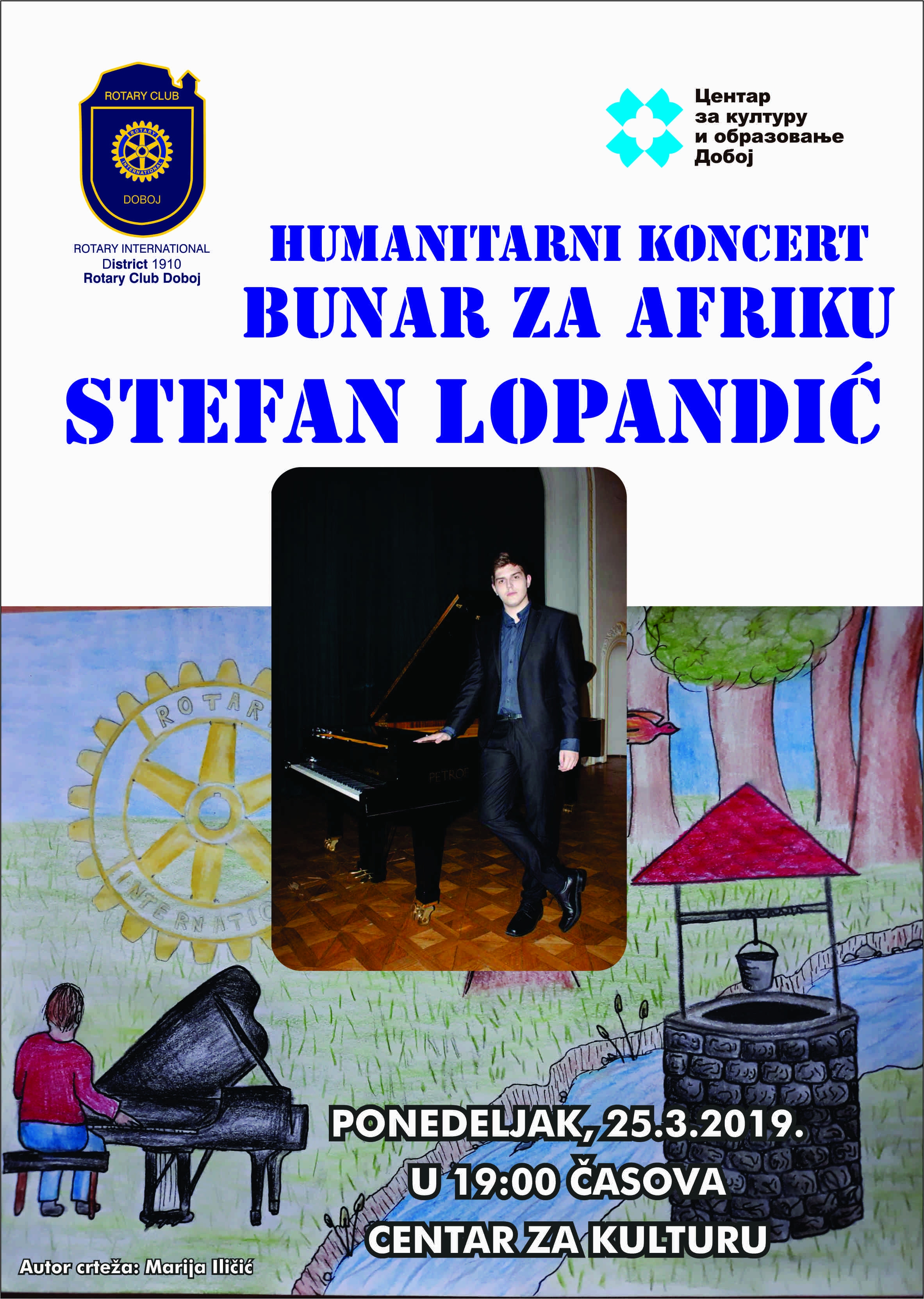 DOBOJSKI INFO NAJAVLJUJE: Humanitarni koncert Stefana Lopandića