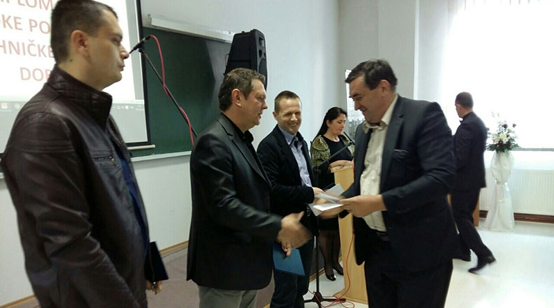 DOBOJ: Svečana promocija III generacije diplomaca VPTŠ